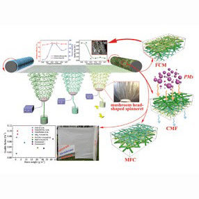 Large-scale preparation of micro-gradient structured sub-micro fibrous membranes with narrow diameter distributions for high-efficiency air purification